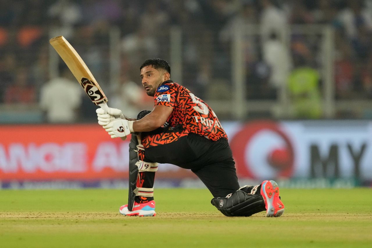 Rahul Tripathi hit a vital fifty off 29 balls, Kolkata Knight Riders vs Sunrisers Hyderabad, Qualifier 1, IPL 2024, Ahmedabad, May 21, 2024