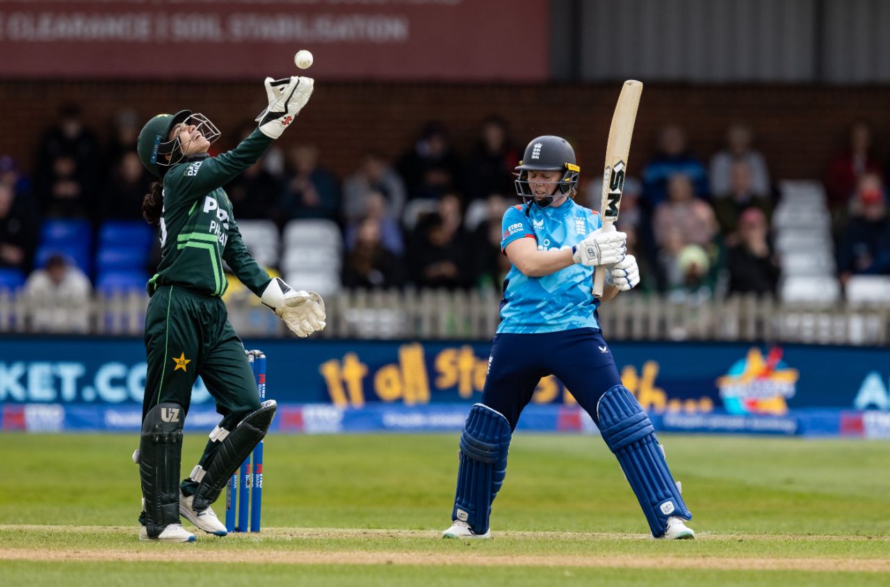 Aliya Riaz had Heather Knight caught behind, England vs Pakistan, 1st Women's ODI, Derby, May 23, 2024