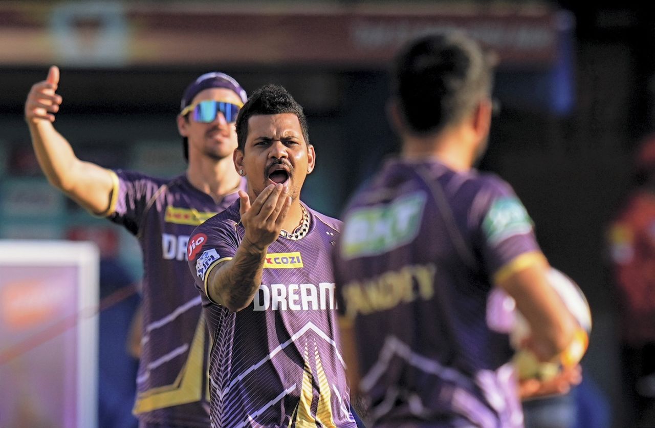 If you want Sunil Narine to be expressive, put him in a game of football, Final, IPL 2024, Chennai, May 23, 2024