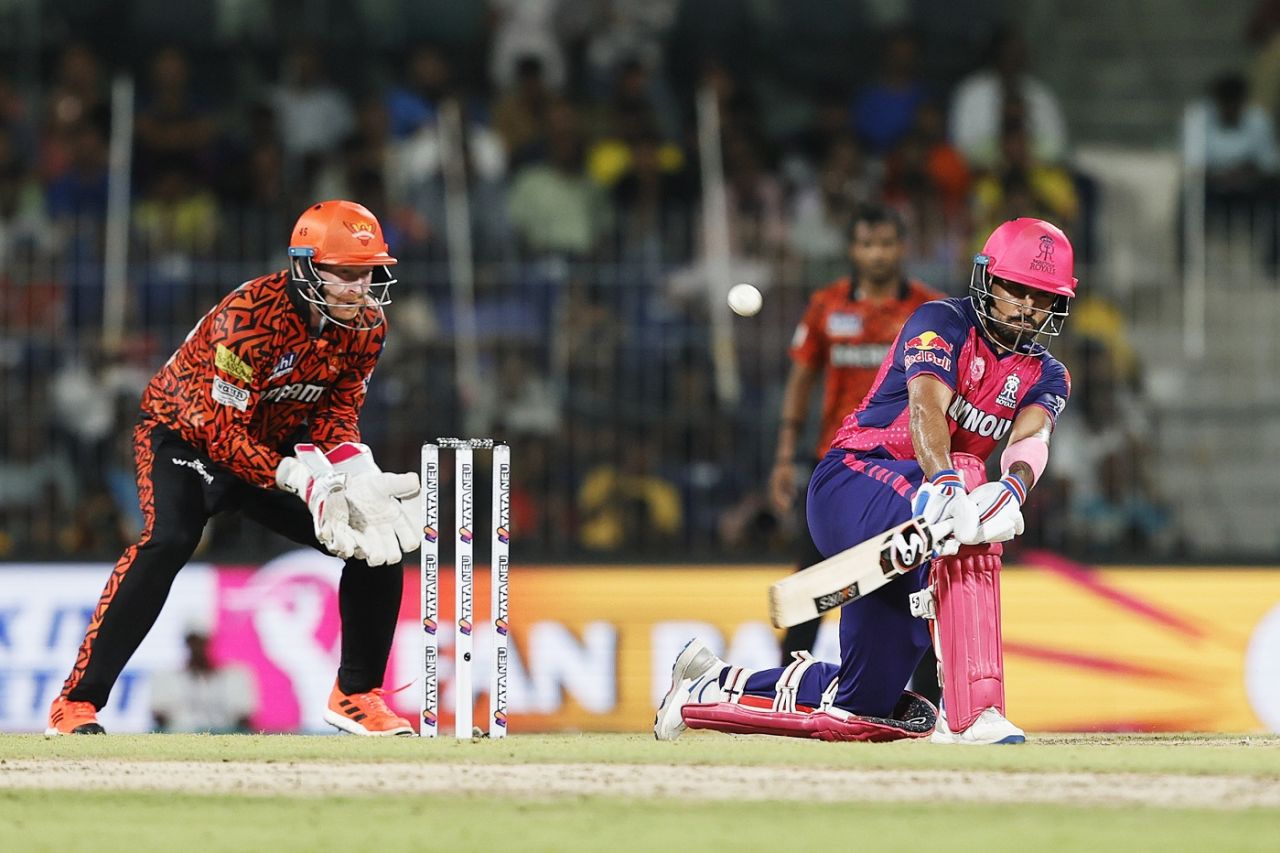 Dhruv Jurel played a few shots even as RR lost wickets, Sunrisers Hyderabad vs Rajasthan Royals, Qualifier 2, IPL 2024, Chennai, May 24, 2024