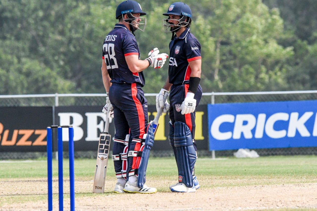 Andries Gous and Shayan Jahangir added 46 balls inside five overs