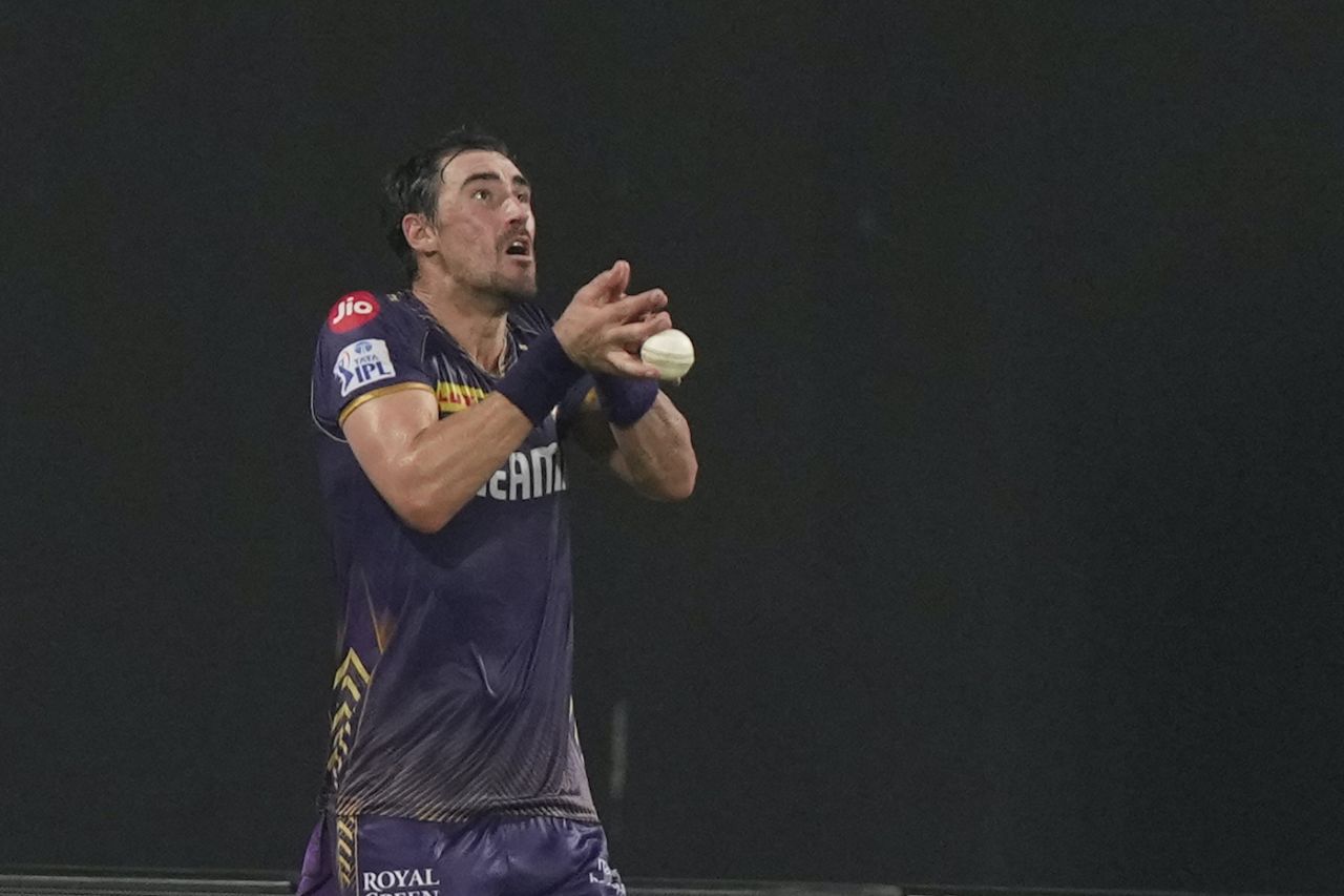 Mitchell Starc dropped Pat Cummins in the 16th over, Kolkata Knight Riders vs Sunrisers Hyderabad, IPL 2024 final, Chennai, May 26, 2024
