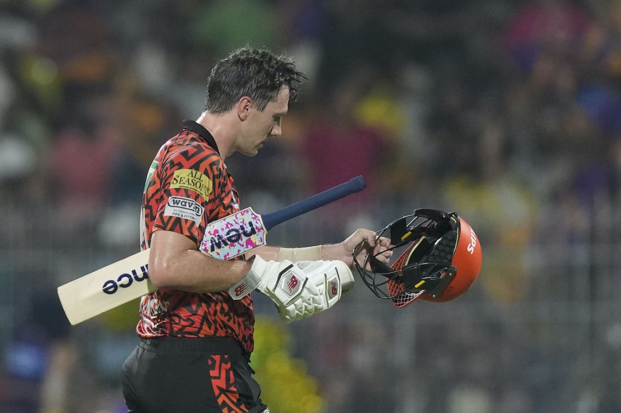 Pat Cummins' 24 was the highest score of SRH's innings, Kolkata Knight Riders vs Sunrisers Hyderabad, IPL 2024 final, Chennai, May 26, 2024