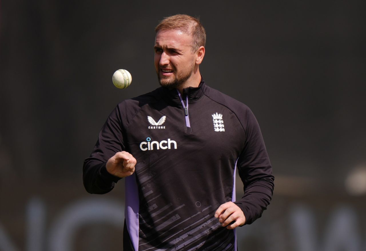 Liam Livingstone gets ready to roll his arm over in training, England vs Pakistan, 3rd T20I, Cardiff, May 27, 2024