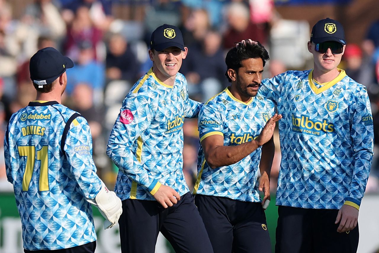 Hasan Ali picked up three wickets as Durham were skittled, Birmingham vs Durham, Vitality Blast, Edgbaston, May 31, 2024