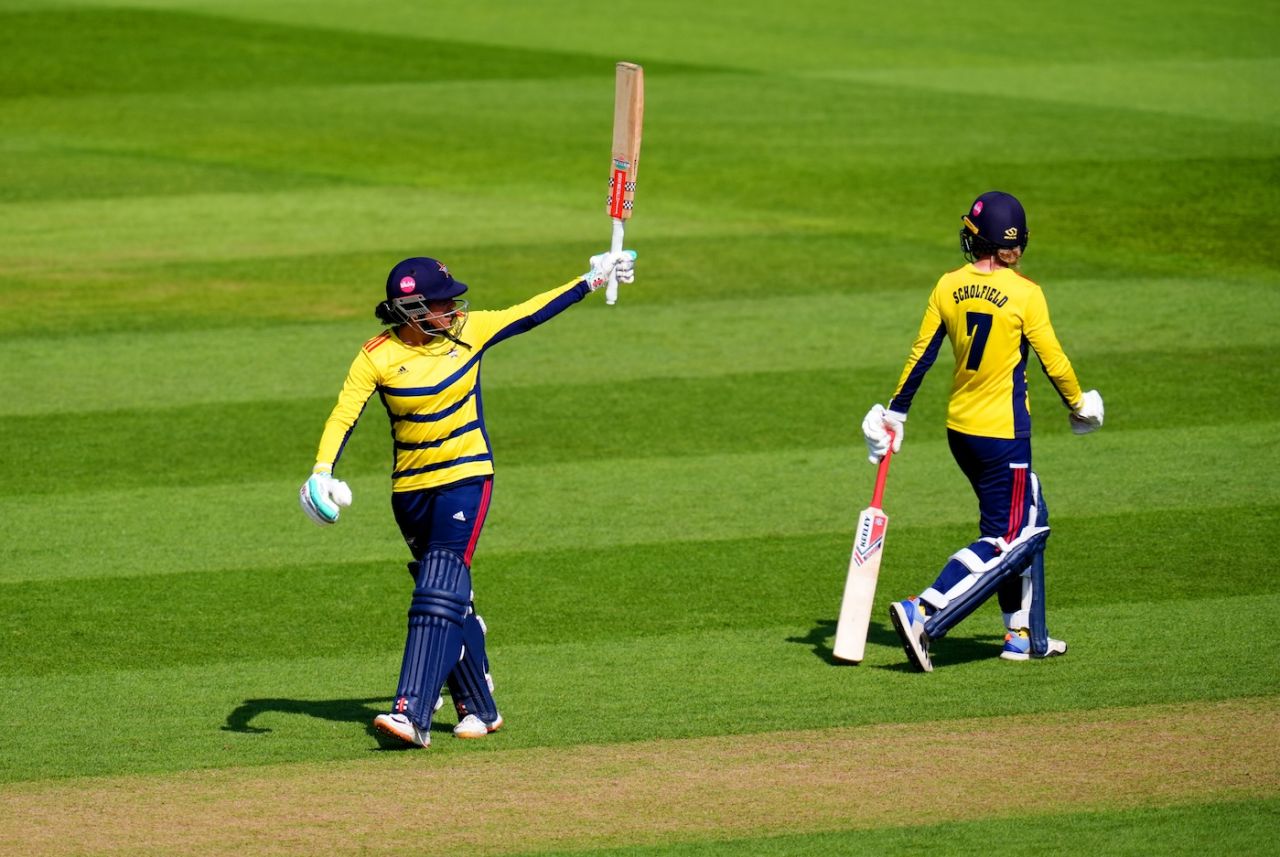 Sophia Dunkley and Paige Schofield put on 87 for the second wicket, South East Stars vs Southern Vipers, Kia Oval, June 2, 2024
