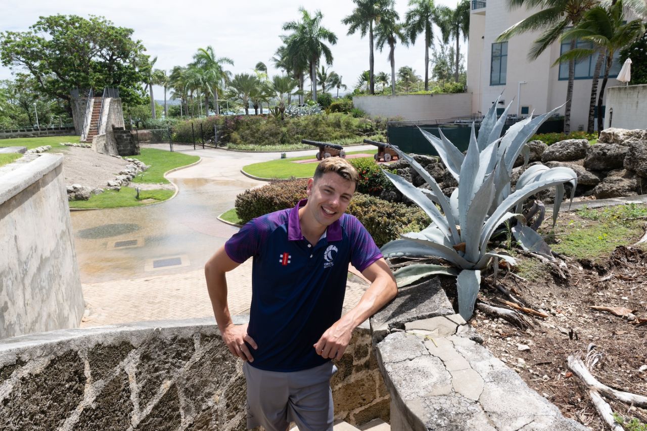 Bradley Currie at a team photo session, Bridgetown, June 2, 2024