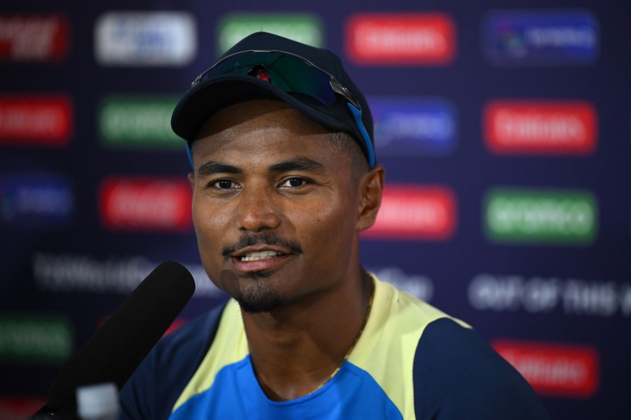 Rohit Paudel addresses a press conference, T20 World Cup, Dallas, June 3, 2024