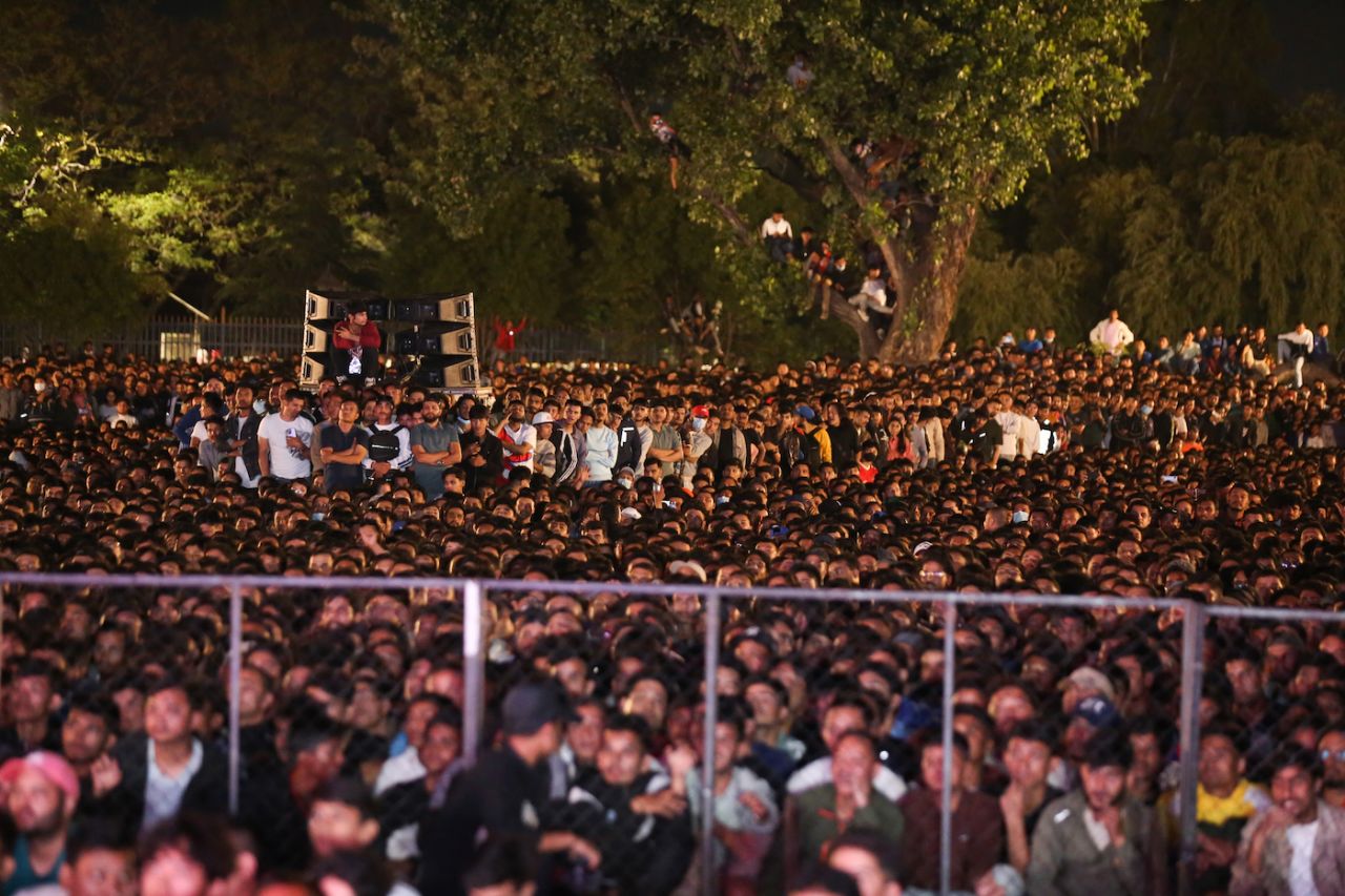 Nepal fans gather in droves in Kathmandu to witness their team play in the T20 World Cup after a ten-year gap, Nepal vs Netherlands, T20 World Cup, Dallas, June 4, 2024