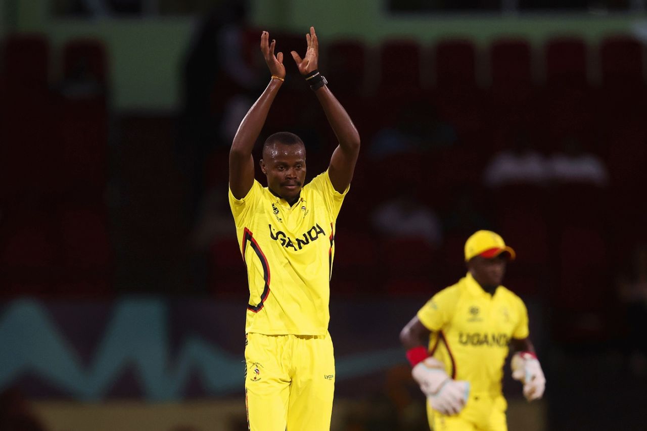 Cosmas Kyewuta kept Tory Ura quiet, Papua New Guinea vs Uganda, T20 World Cup, Providence, June 5, 2024