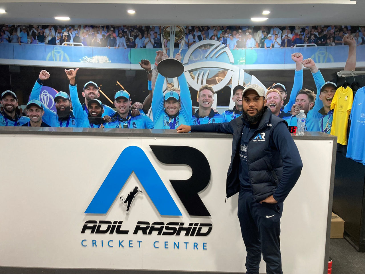 Amar Rashid runs the Adil Rashid Cricket Centre in Thornton, Bradford, May 22, 2024