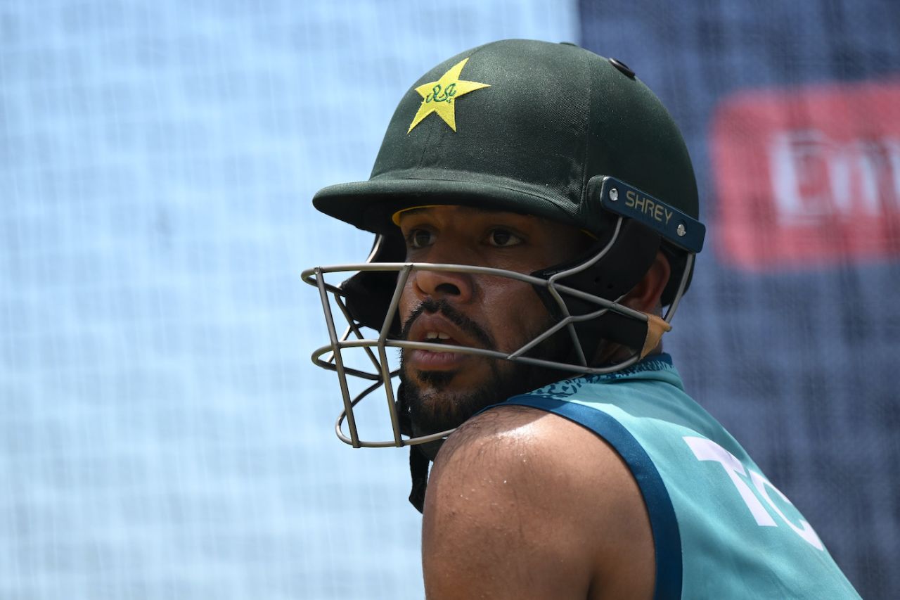 Usman Khan sweats it out in the nets, USA vs Pakistan, Men's T20 World Cup, Dallas, June 5, 2024