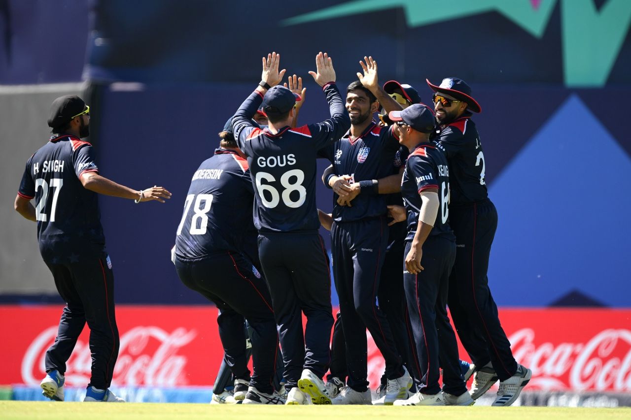 Saurabh Netravalkar removed Mohammad Rizwan early, T20 World Cup 2024, USA vs Pakistan, Dallas, June 6 2024
