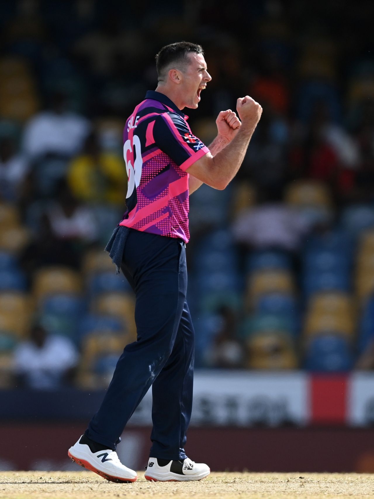 Chris Sole was also in the early wickets for Scotland, Namibia vs Scotland, T20 World Cup, Barbados, June 6, 2024