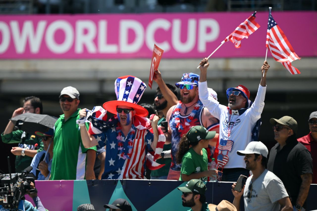 American fans found their voice at the cricket, T20 World Cup 2024, USA vs Pakistan, Dallas, June 6 2024