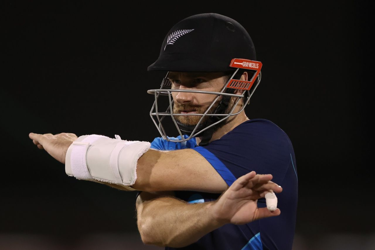 Kane Williamson during a practice session, Providence, T20 World Cup, June 6, 2024