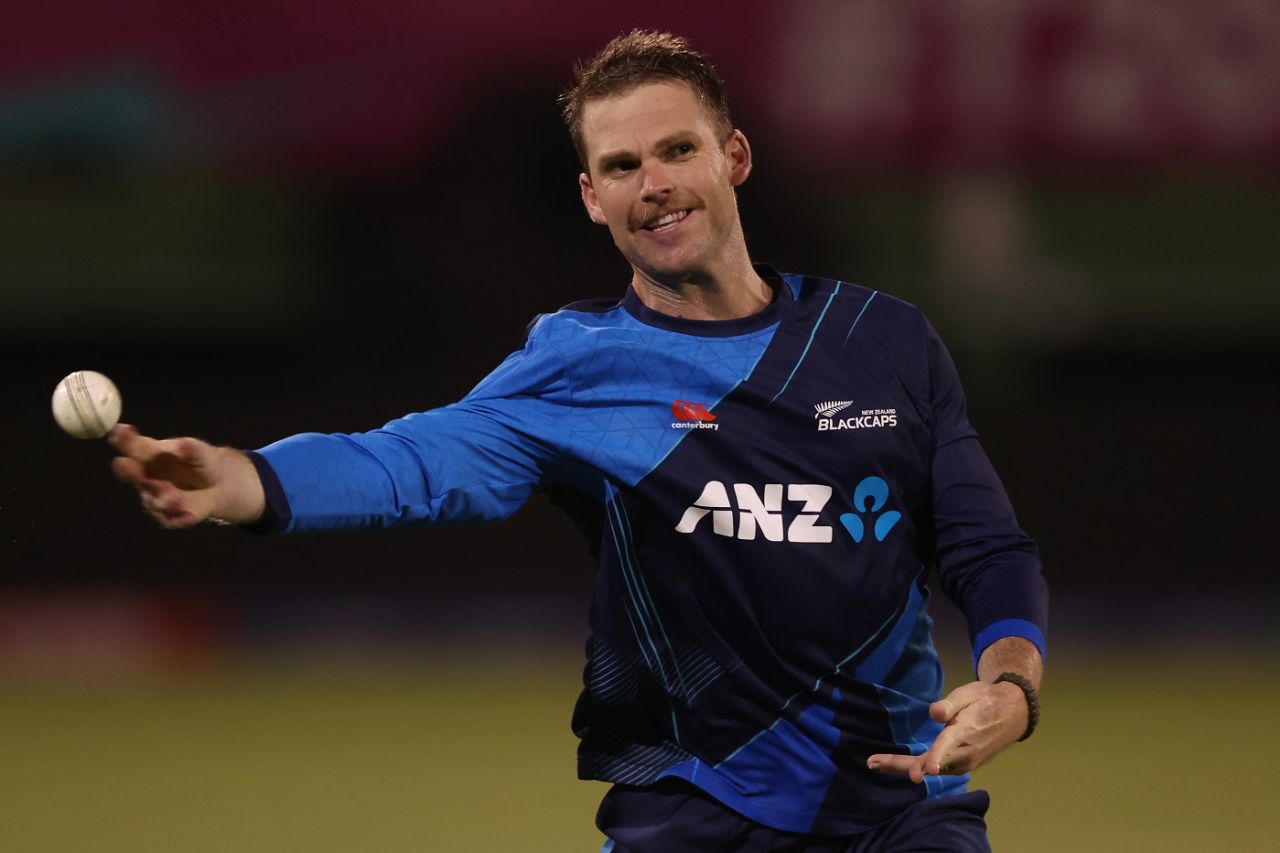 Lockie Ferguson warms up, Providence, T20 World Cup, June 6, 2024