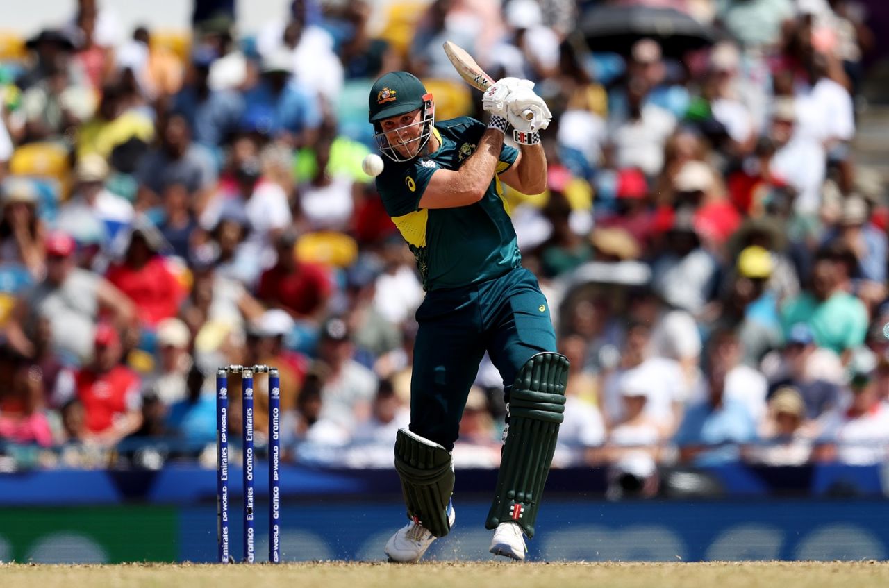 Mitchell Marsh scored 35 off 25 balls, Australia vs England, T20 World Cup 2024, Bridgetown, June 8, 2024