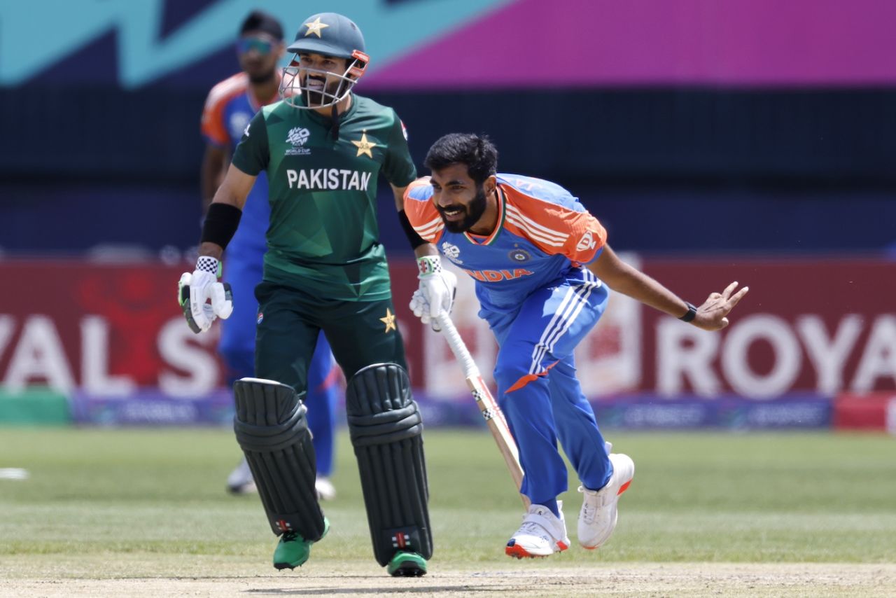 Jasprit Bumrah picked up the first wicket for India, India vs Pakistan, T20 World Cup 2024, New York, June 9, 2024