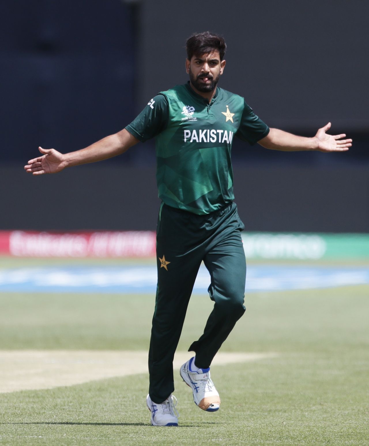 Haris Rauf got to the 100-wicket mark, Canada vs Pakistan, T20 World Cup 2024, New York, June 11, 2024