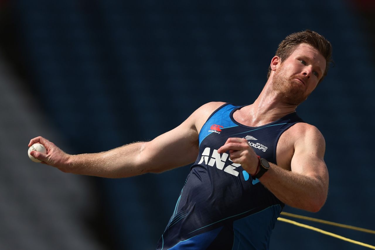 James Neesham is in contention to be back in the XI against West Indies, West indies vs New Zealand, Men's T20 World Cup 2024, Tarouba, June 11, 2024