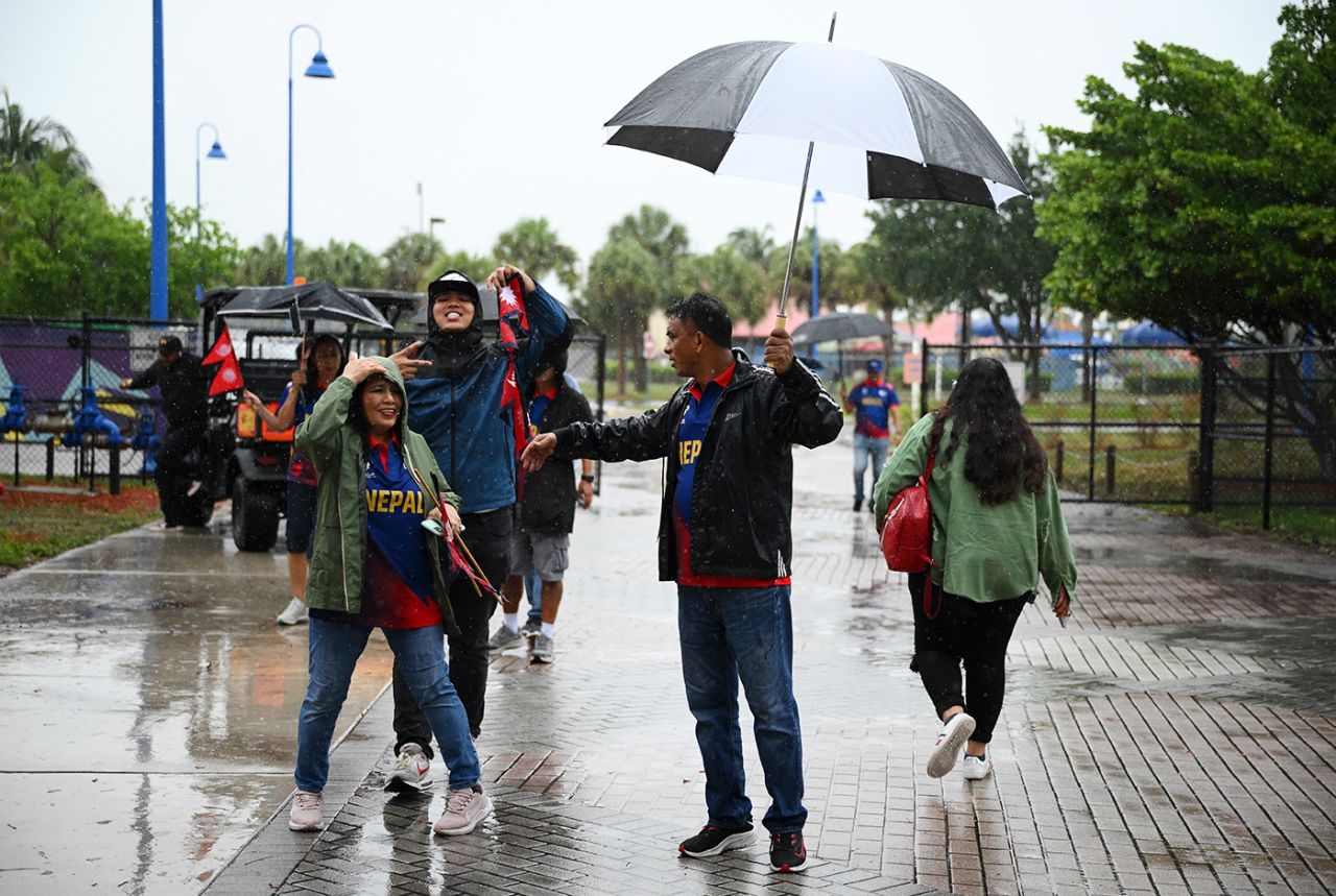 Passionate Nepal fans flocked the stands on Tuesday
