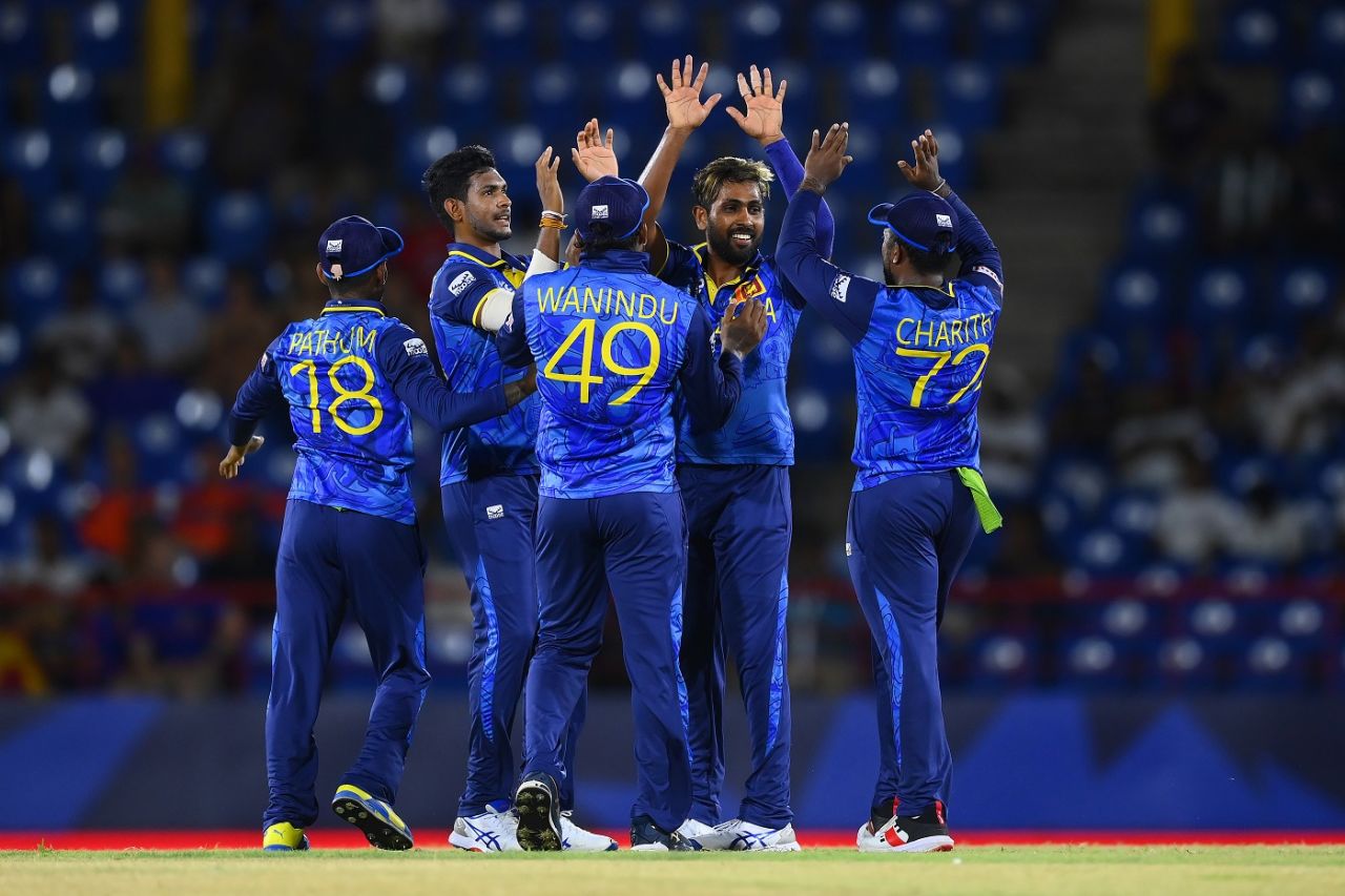 Nuwan Thushara dismissed Max O'Dowd, Netherlands vs Sri Lanka, T20 World Cup 2024, Gros Islet, June 16, 2024