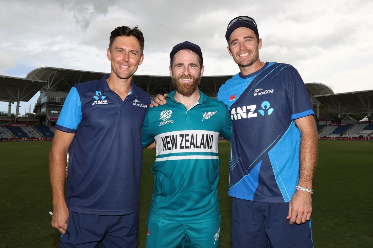 Trent Boult, Kane Williamson and Tim Southee, ever present for New Zealand, New Zealand vs PNG, Tarouba,T20 World Cup 2024, June 17, 2024