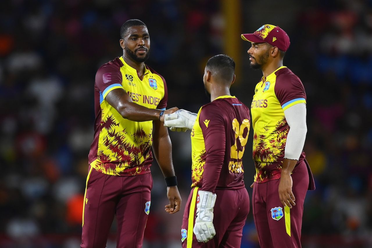 Obed McCoy's three-for dented Afghanistan's progress, West Indies vs Afghanistan, T20 World Cup, St Lucia, June 17, 2024