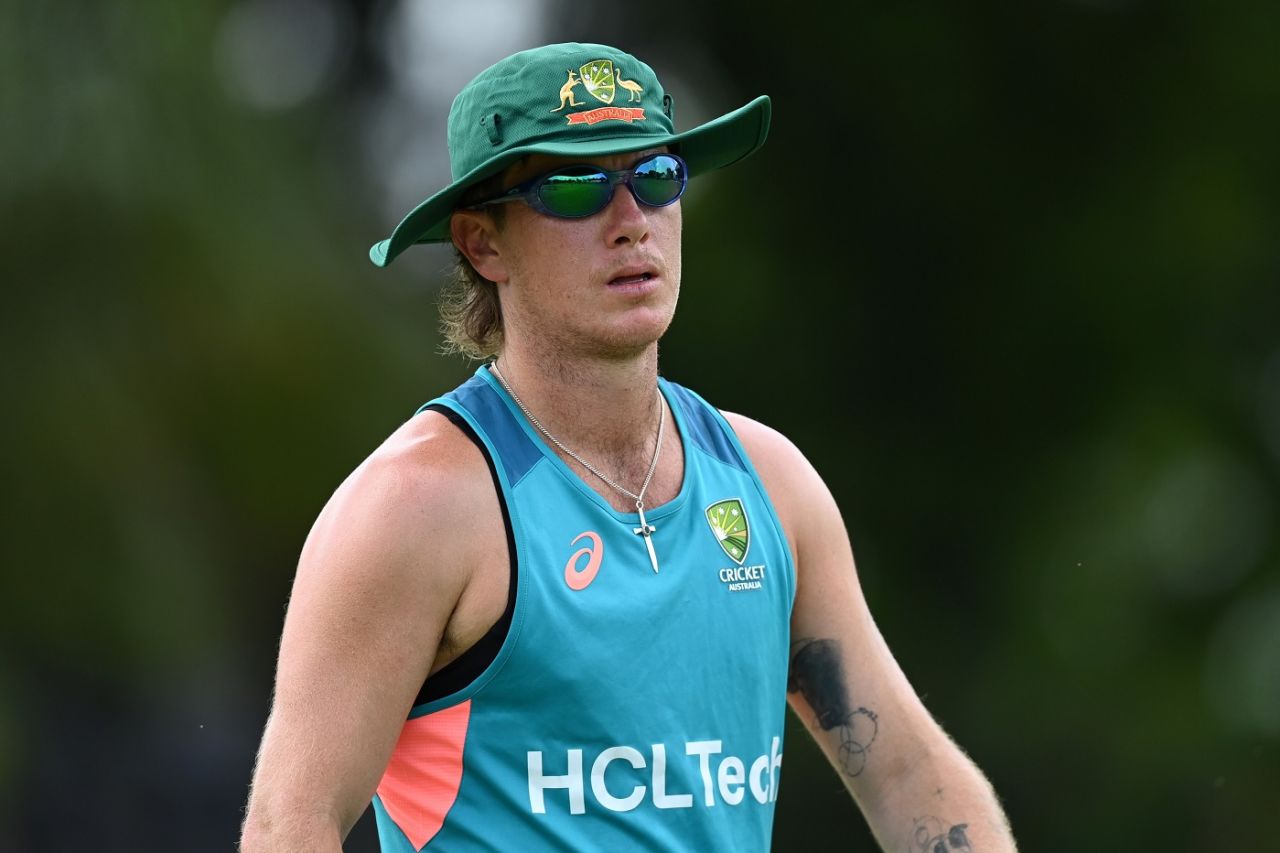 Adam Zampa has his swag on, as always, ICC T20 World Cup 2024, Antigua, June 18, 2024