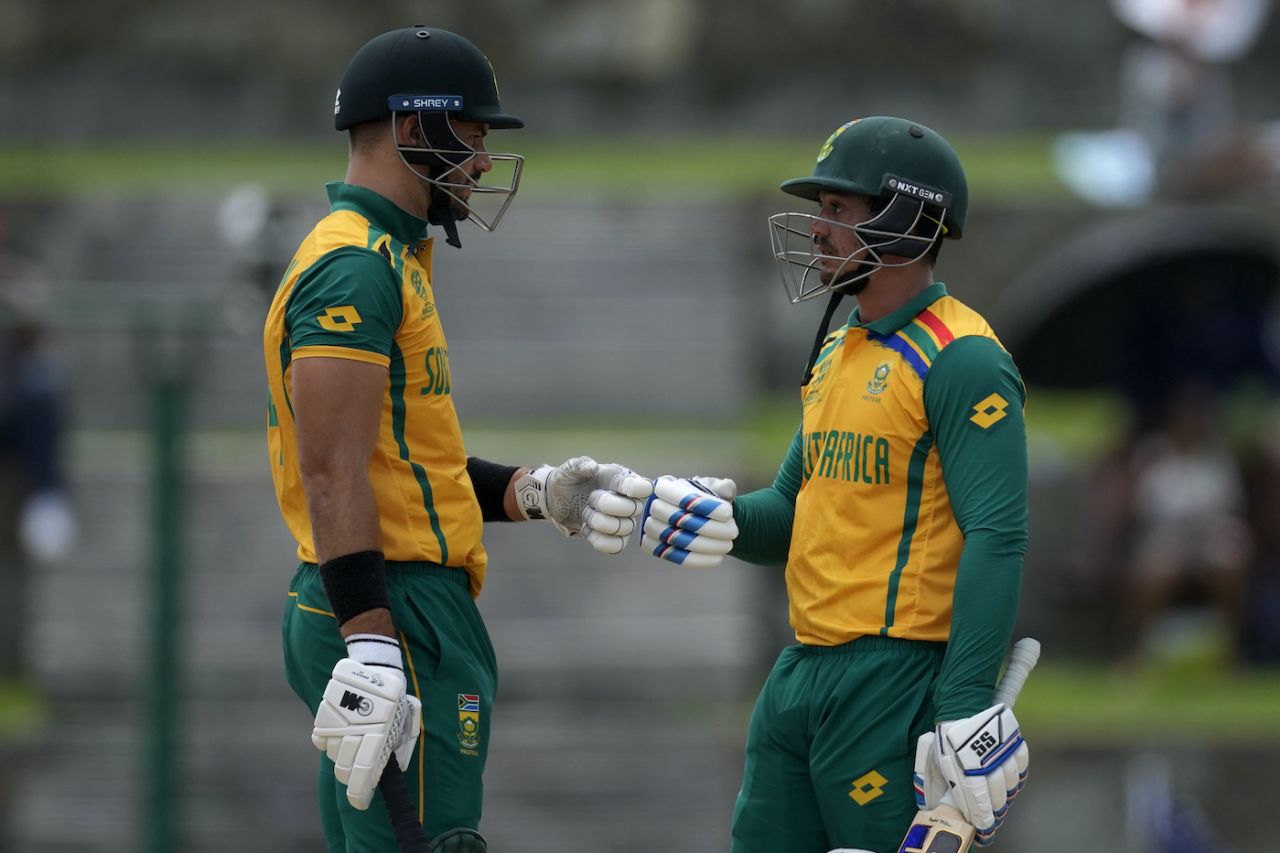 Aiden Markram and Quinton de Kock were back at their aggressive best in Antigua, USA vs South Africa, T20 World Cup 2024, North Sound, June 19, 2024