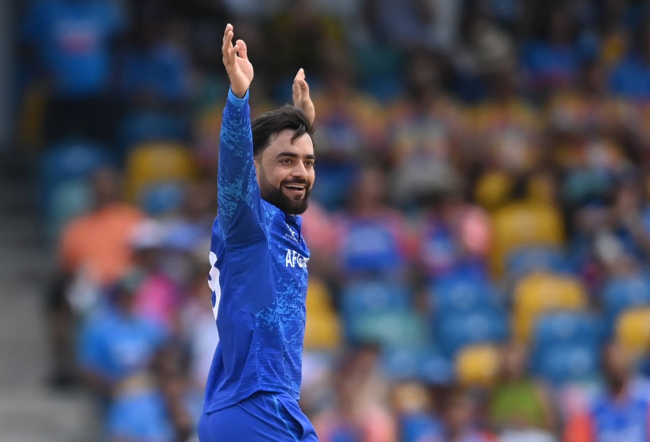 Rashid Khan struck in back-to-back overs, this time removing Virat Kohli, Afghanistan vs India, T20 World Cup Super Eight, Bridgetown, June 20, 2024