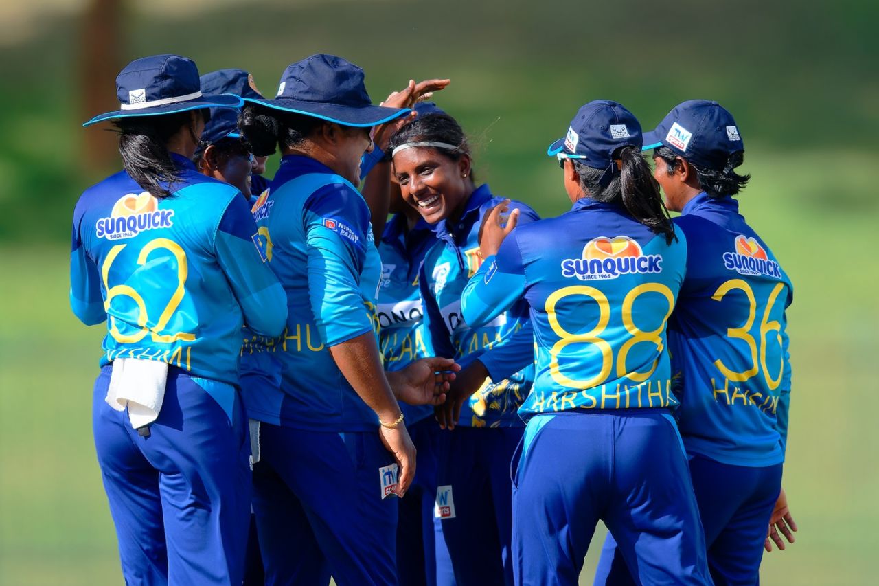 Sachini Nisansala took a five-for, Sri Lanka vs Bangladesh, 3rd women's ODI, Hambantota, June 21, 2024