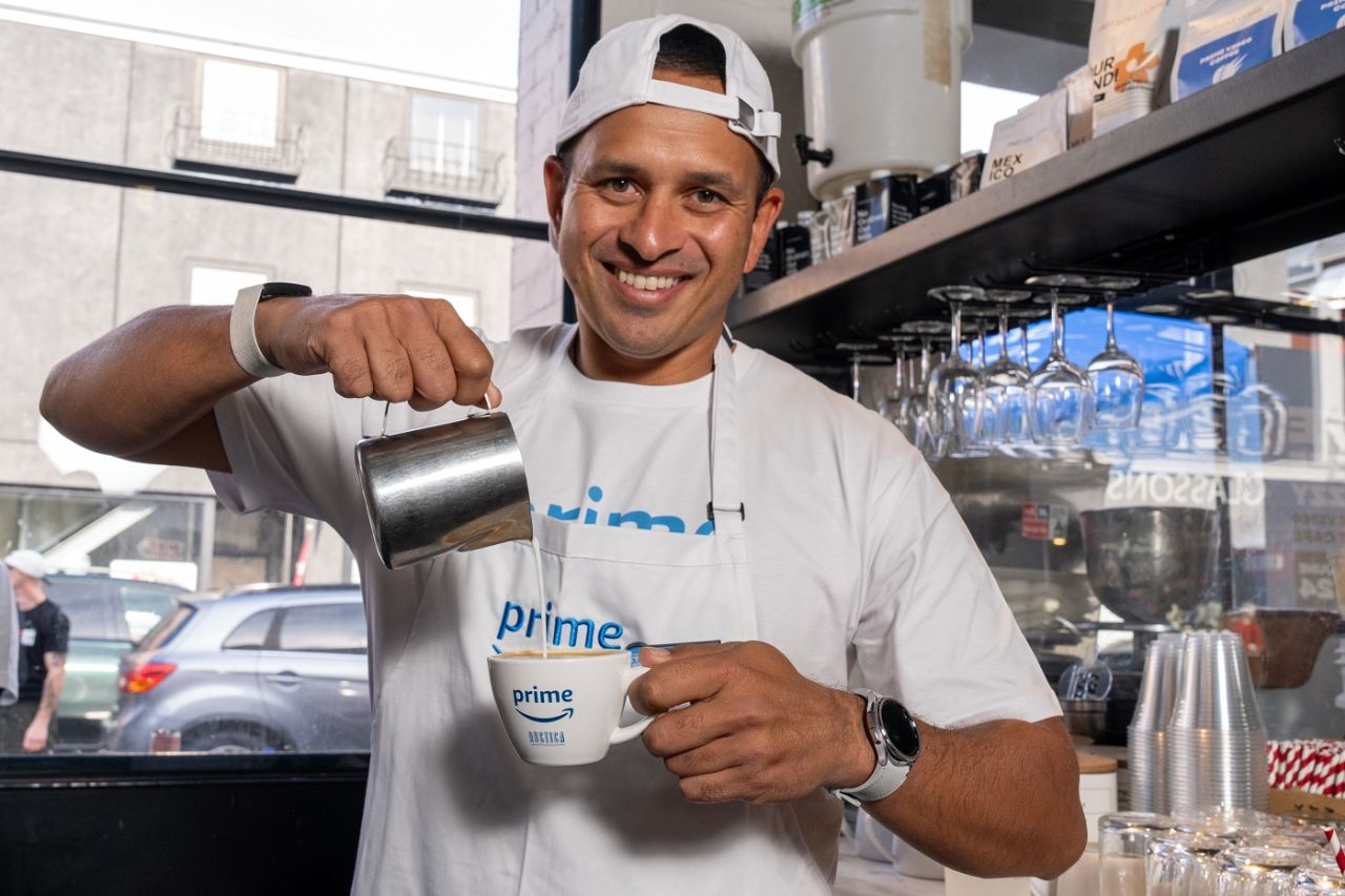 How about a lovely coffee from Usman Khawaja? Melbourne, June 24, 2024