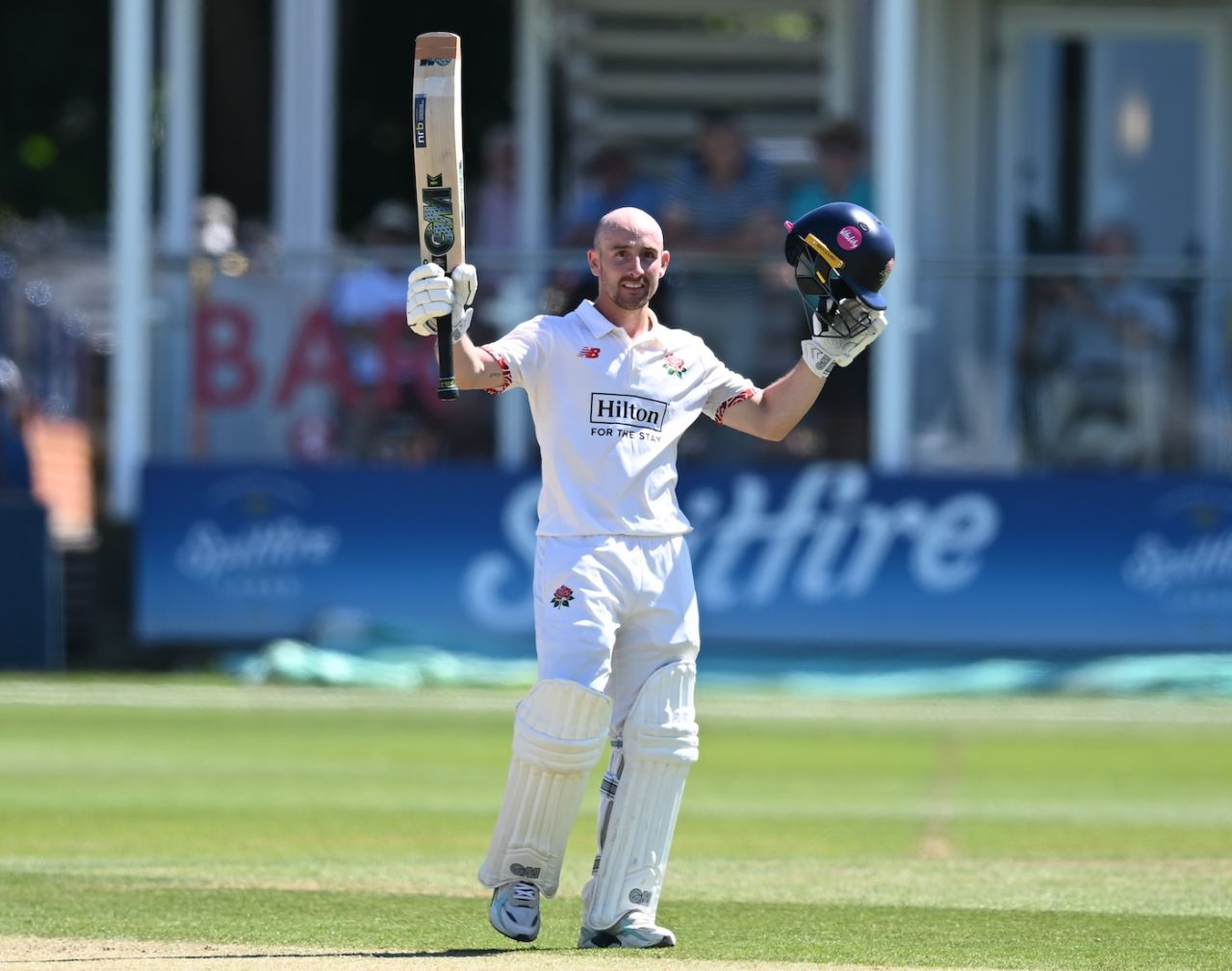 Josh Bohannon finished day two unbeaten on 182, Kent vs Lancashire, Division One, Vitality County Championship, June 24, 2024
