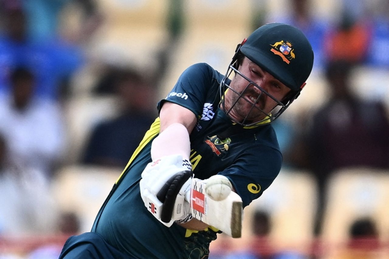 Travis Head kept Australia's chase on track, Australia vs India, T20 World Cup Super Eight, Gros Islet, June 24, 2024
