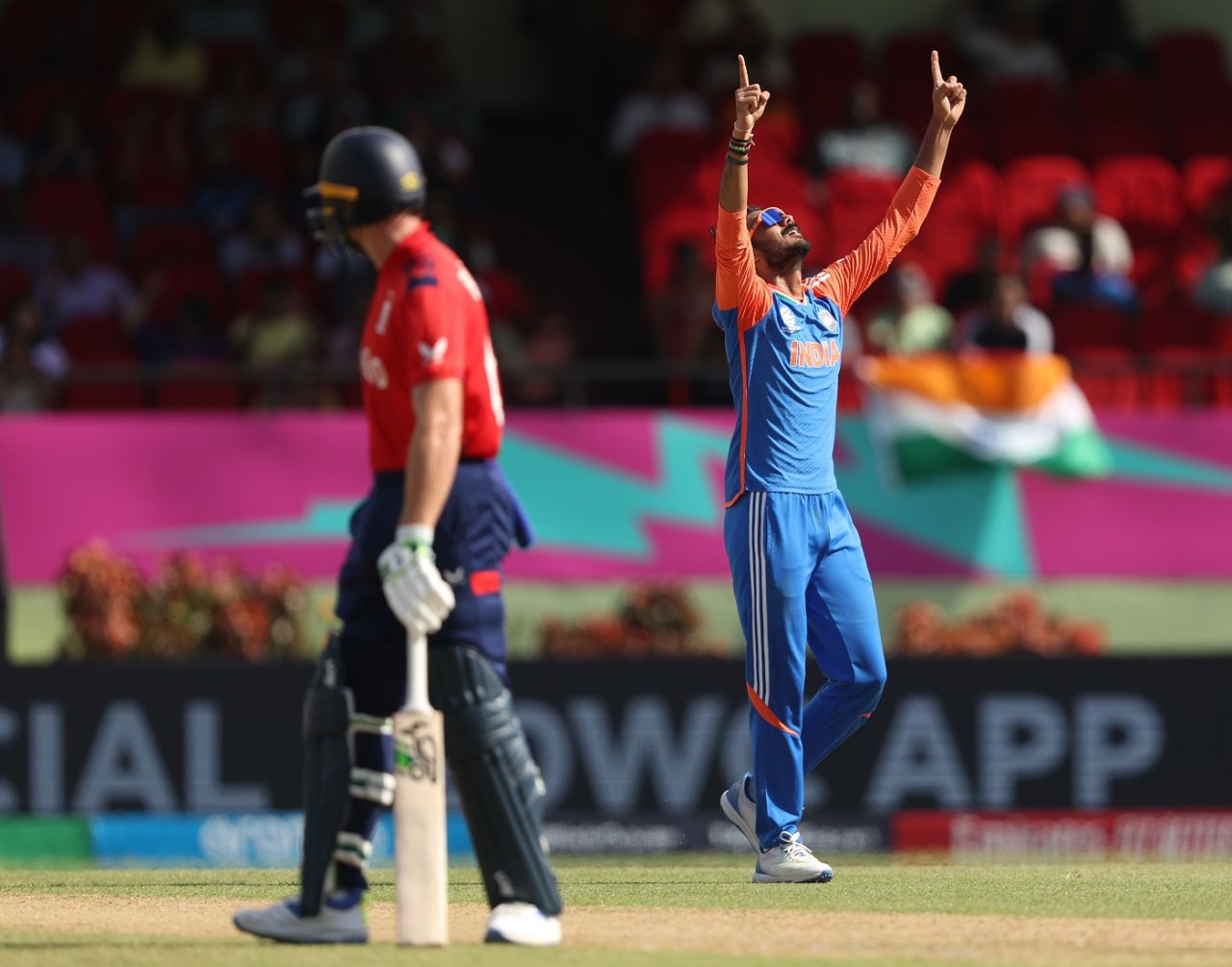 Axar Patel got Jos Buttler out, England vs India, T20 World Cup semi-final, Providence, Guyana, June 27, 2024