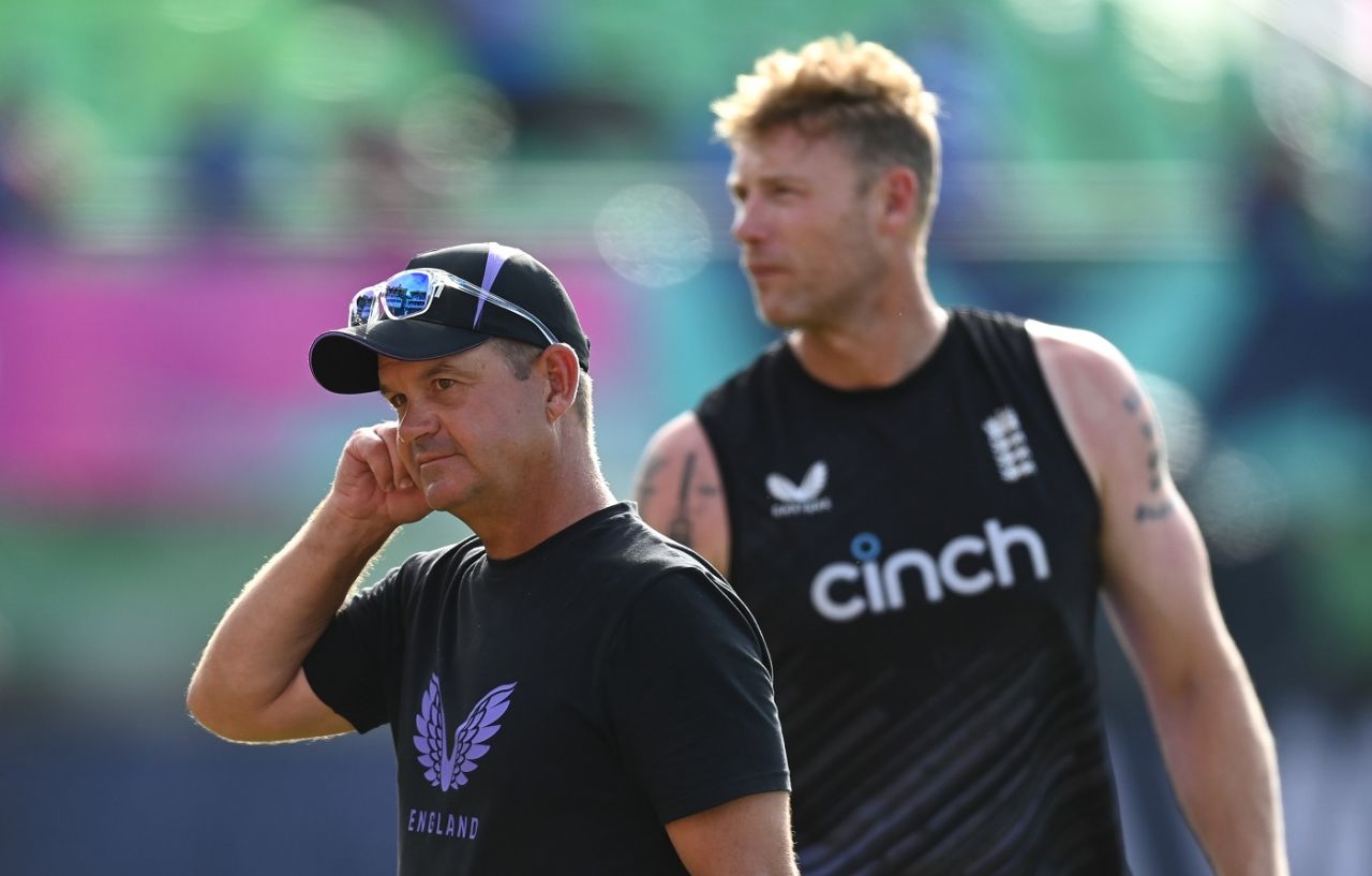 England white-ball coach Matthew Mott after the semi-final loss to India, England vs India, T20 World Cup semi-final, Providence, Guyana, June 27, 2024