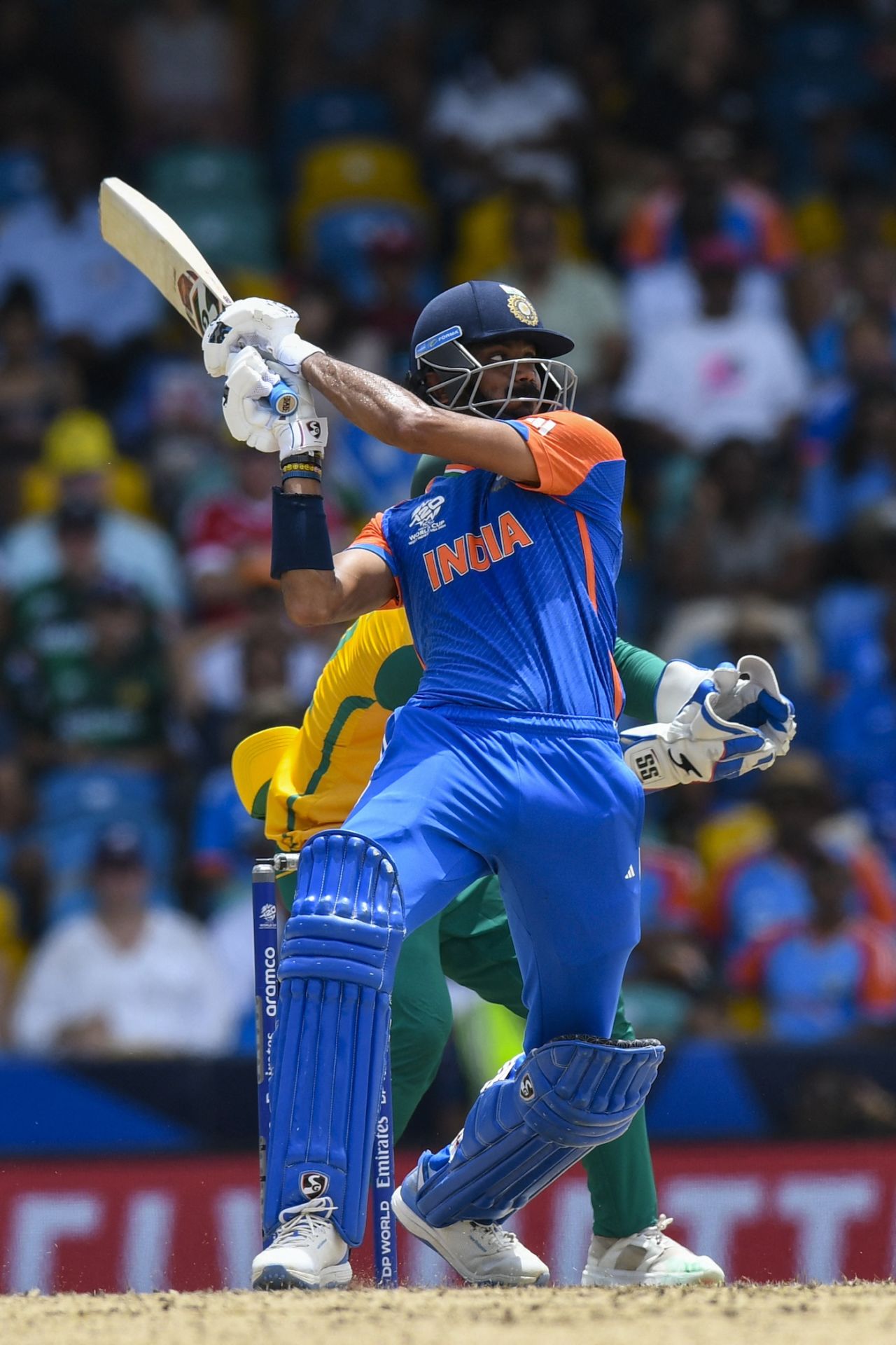 Axar Patel comfortably outscored Virat Kohli during their stand, India vs South Africa, T20 World Cup final, Bridgetown, Barbados, June 29, 2024