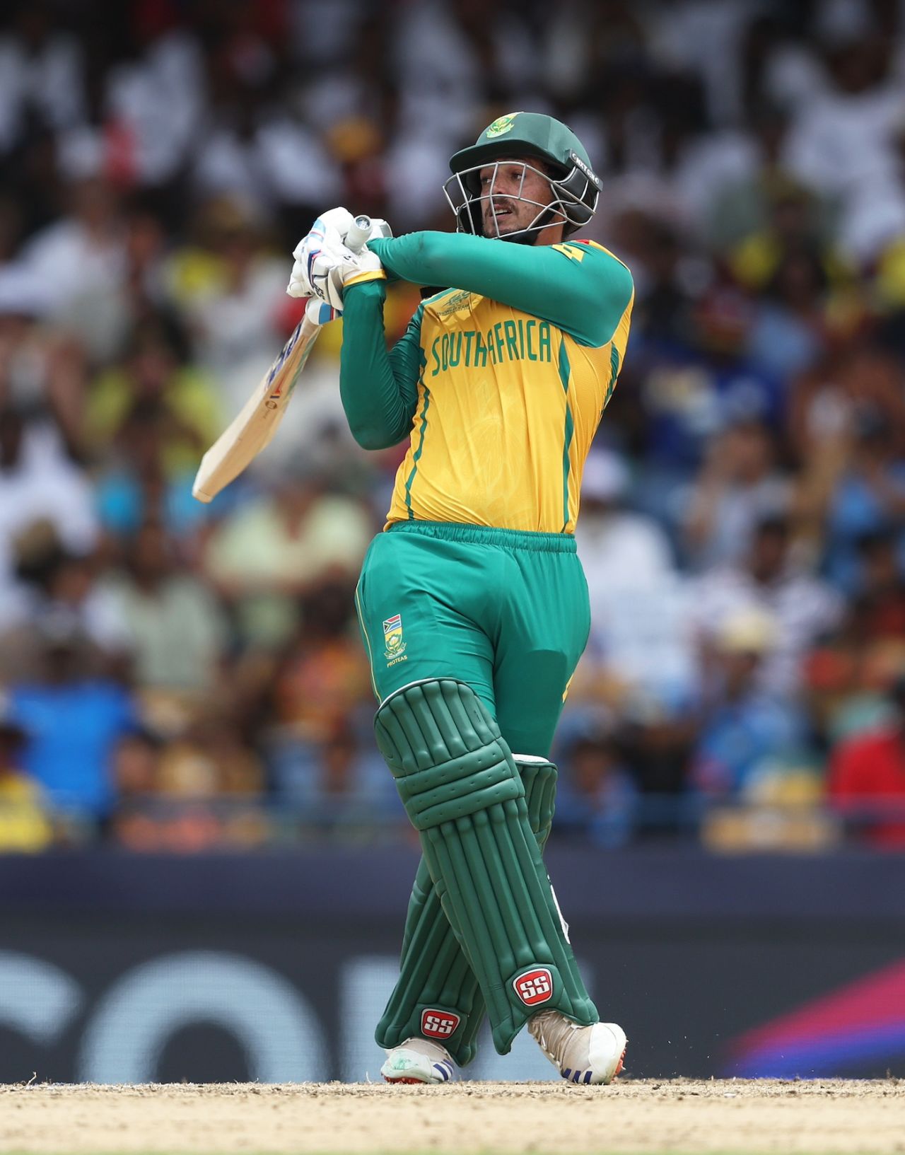 Quinton de Kock had a big job to do after early losses, India vs South Africa, T20 World Cup final, Bridgetown, Barbados, June 29, 2024