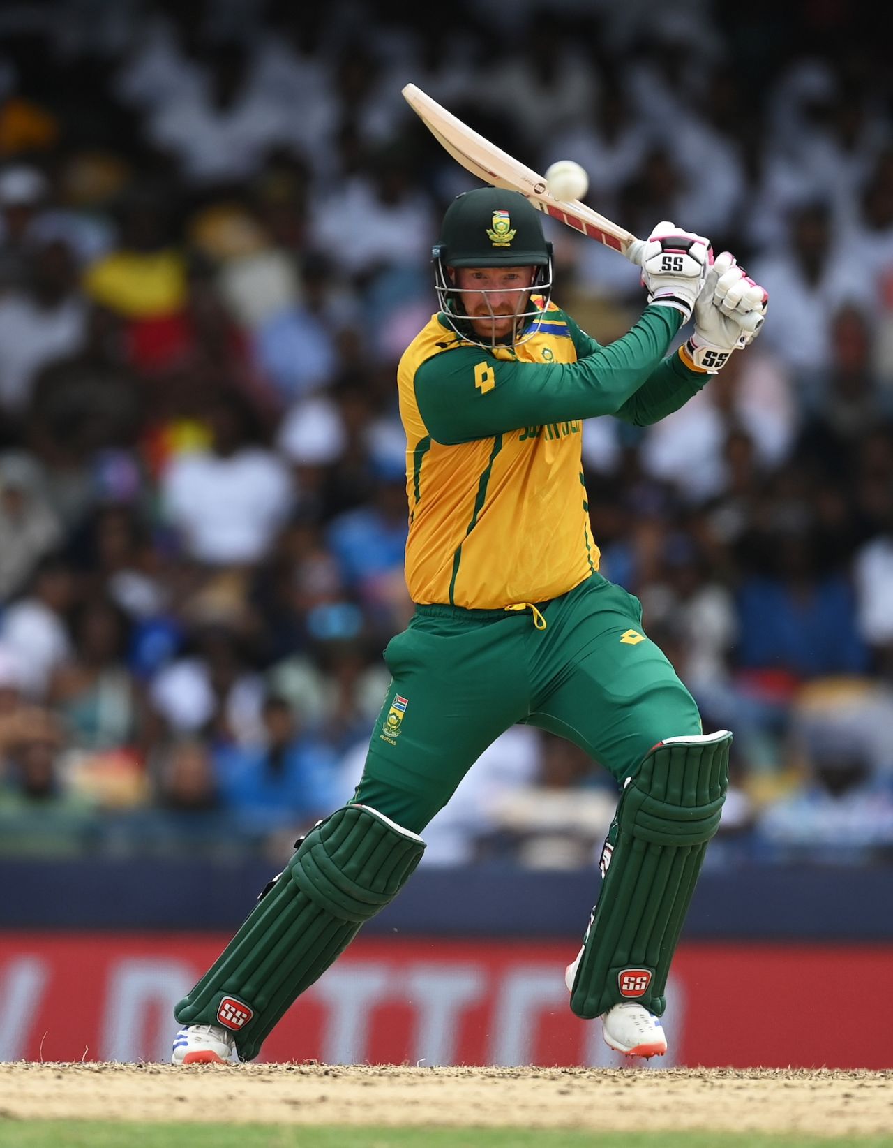 Heinrich Klaasen took on the bowling in the middle overs, India vs South Africa, T20 World Cup final, Bridgetown, Barbados, June 29, 2024