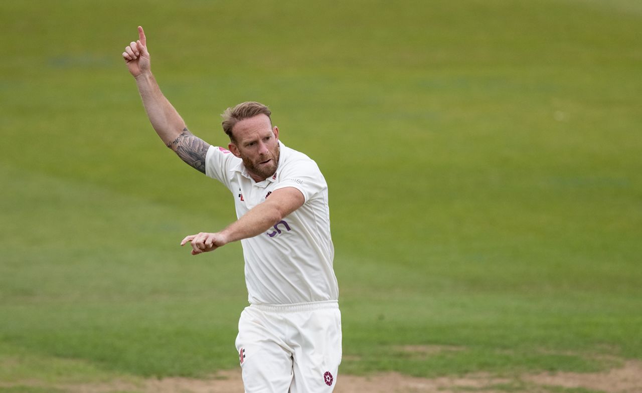 Luke Procter made a double breakthrough before lunch, Northamptonshire vs Sussex, County Championship, Division Two, Wantage Road, June 30, 2024