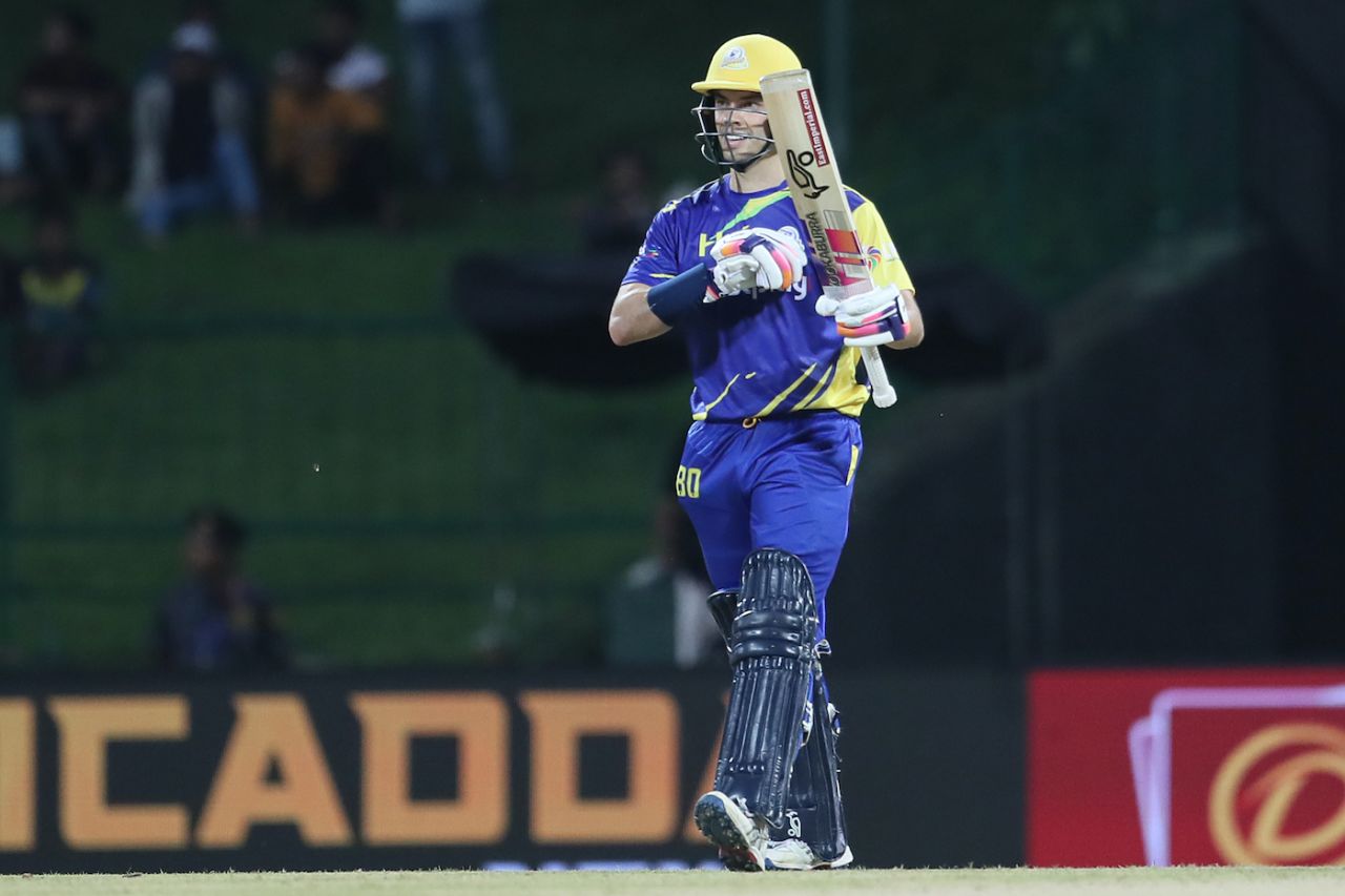 Mark Chapman made 91* off 61 balls, Kandy Falcons vs Dambulla Sixers, Lanka Premier League 2024, Pallekele, July 1, 2024