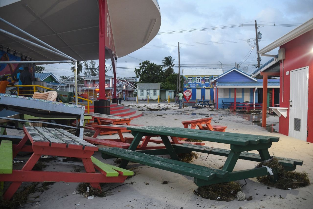 Hurricane Beryl caused widespread damage in Barbados, Barbados, July 1, 2024