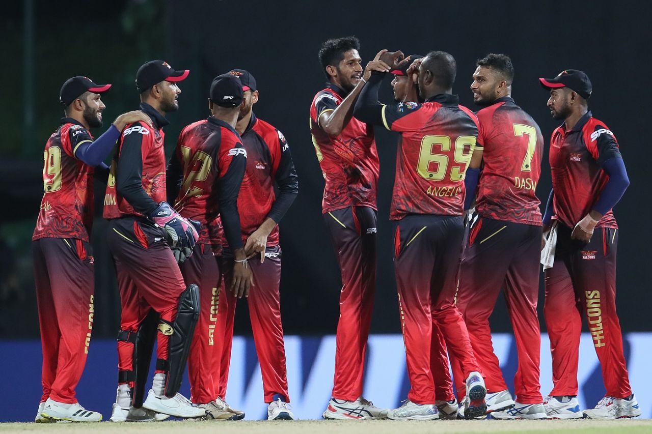 Kasun Rajitha struck early for Kandy Falcons, Colombo Strikers vs Kandy Falcons, Lanka Premier League 2024, Pallekele, July 2, 2024