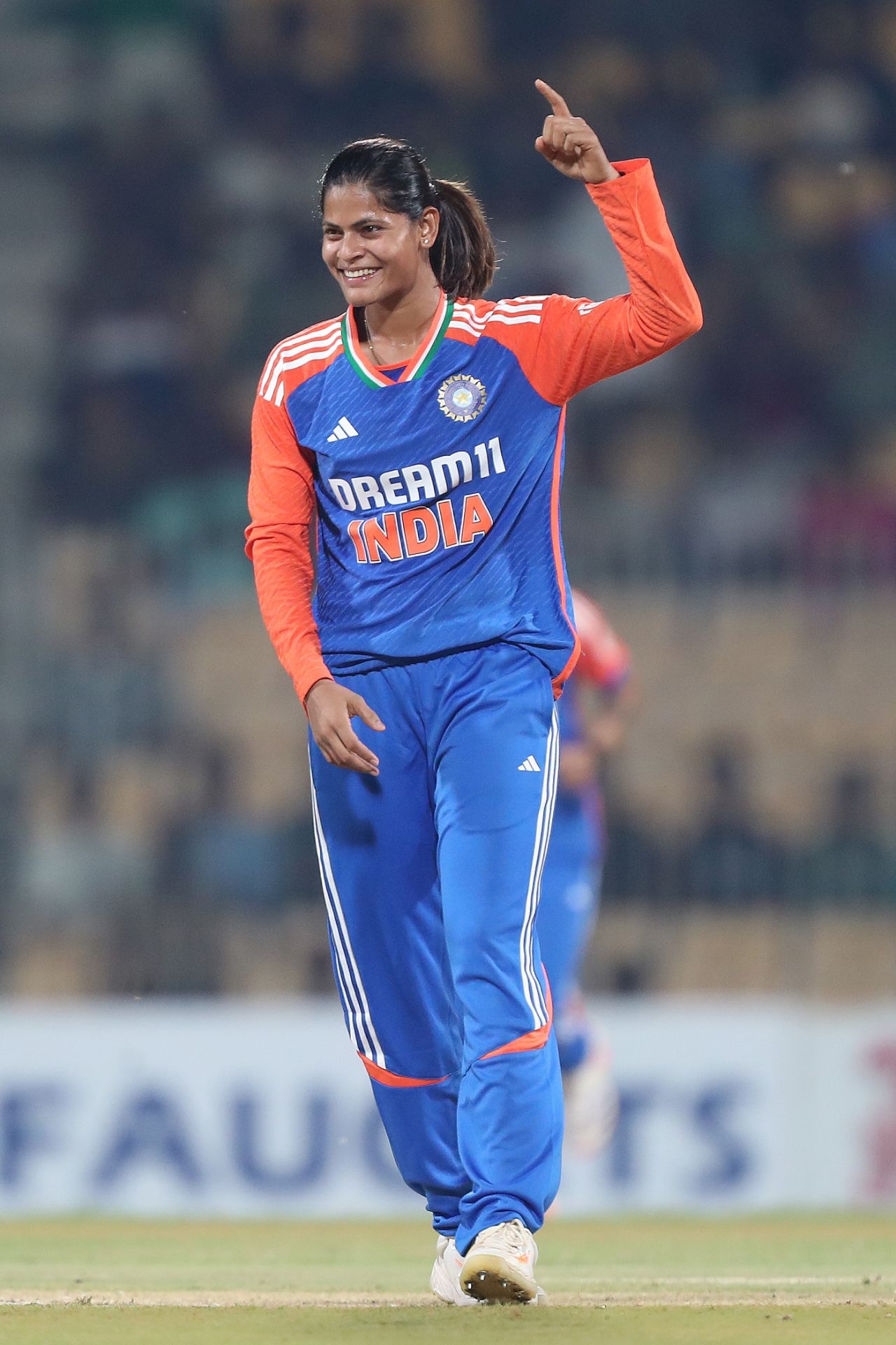 Radha Yadav was the only bowler to take a wicket for India for the longest time, India vs South Africa, 1st T20I, Chennai, July 5, 2024