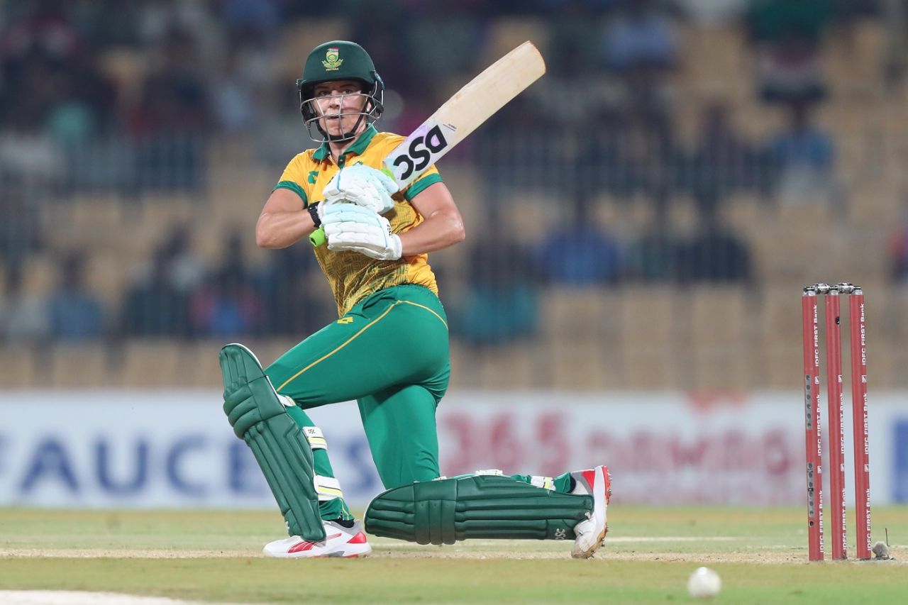 Marizanne Kapp struck a 30-ball fifty to maximise South Africa's good start, India vs South Africa, 1st T20I, Chennai, July 5, 2024