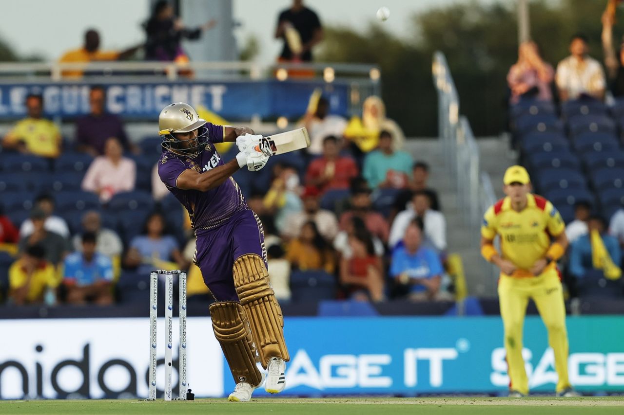Unmukt Chand hooks for six, Texas Super Kings vs LA Knight Riders, Major League Cricket, Dallas, July 5, 2024