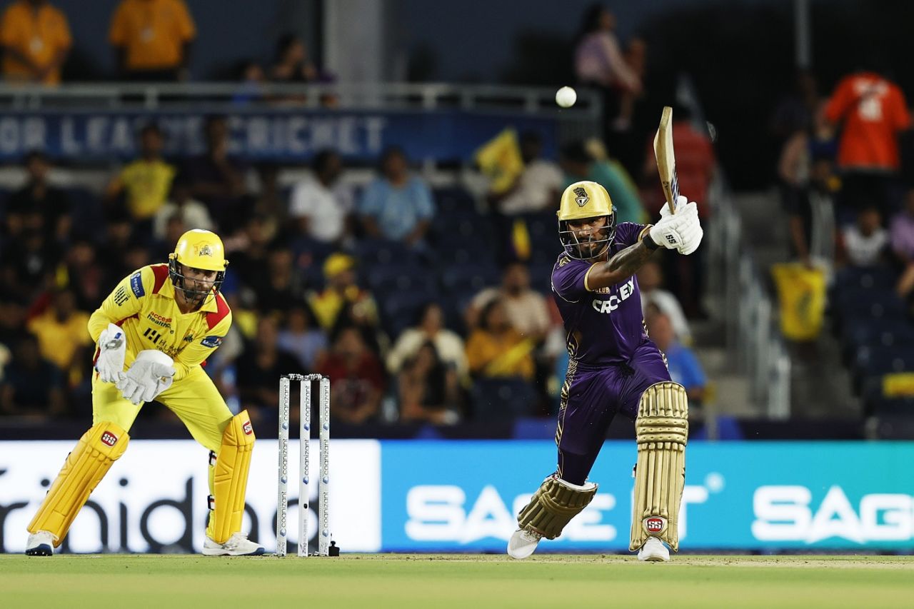 Nitish Kumar scored 26 off 17 balls, Texas Super Kings vs LA Knight Riders, Major League Cricket, Dallas, July 5, 2024
