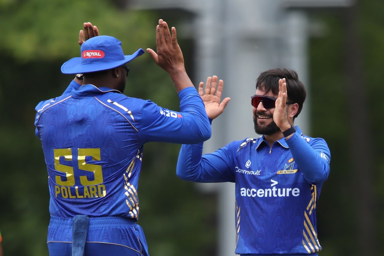 Rashid Khan took three wickets and gave away just 22 runs, MI New York vs Seattle Orcas, Major League Cricket, Morrisville, July 5, 2024